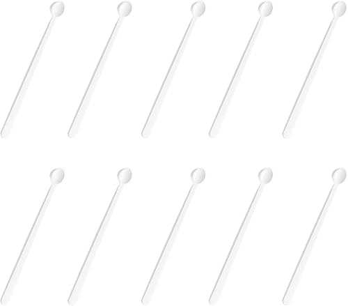 20 cucharaditas pequeñas de plástico micro pequeñas cucharas medidoras para cosméticos, medicamentos, polvos, condimentos con purpurina, suministros