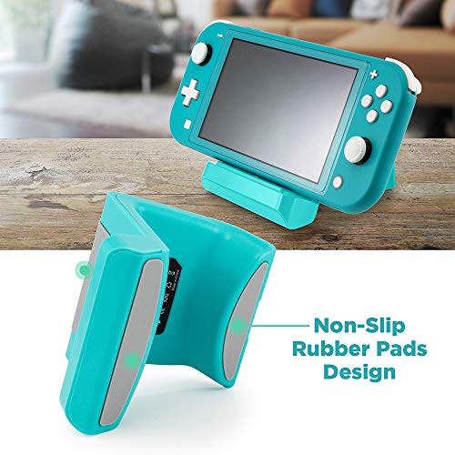 for Switch Lite 2019 Portable Charger Charge Dock Charging Tabletop Stand– Green - Thumbnail 3