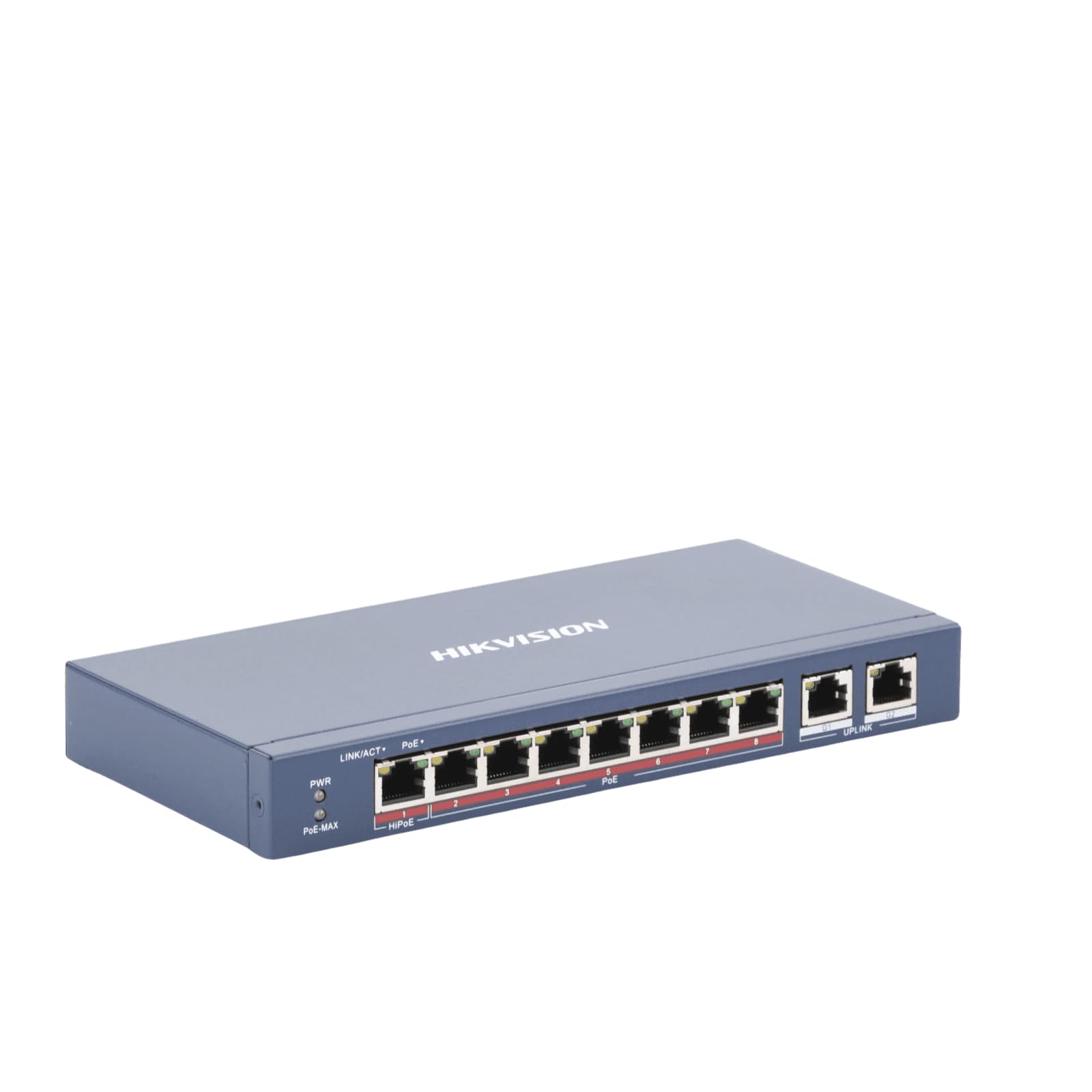 Hikvision Digital Technology DS-3E0310HP-E switch di rete Non gestito Fast Ethernet (10/100) Supporto Power over Ethernet (PoE) Blu