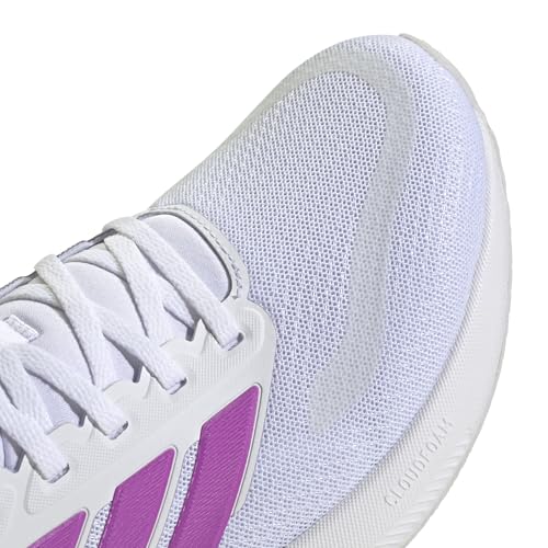 adidas RUNFALCON 5 W Kadın Ayakkabı Düşük Bilek (Futbol Dışı),FTWWHT/PURBUR/SEBLBU, 39 1/3