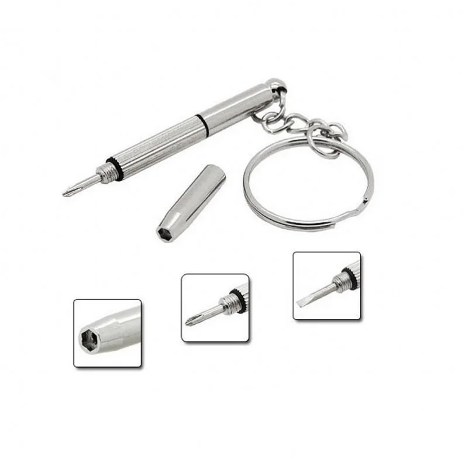 Śrubokręt do okularów 10 szt. Zestaw naprawy 3 w 1 zegarków i(1pc)