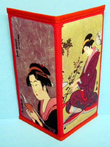 Set of 4 Japanese Rice Paper Wallets Style Group"A"3