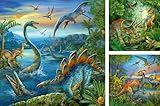 Ravensburger - Puzzle Dinosaure - Puzzle Enfant dès 5 Ans - 3x49 pièces - La...