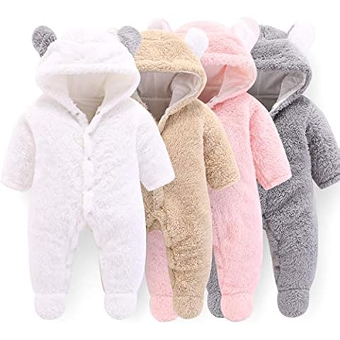 Haokaini Newborn Bear Warmer Snowsuit Cover