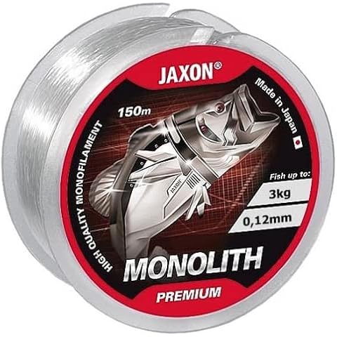 axon Angelschnur Monolith Premium 150m / 0,10mm-0,35mm Spule Einzelschnüre Monofile NEU&OVP (0,02€/m) (0,20mm / 9kg) Cover