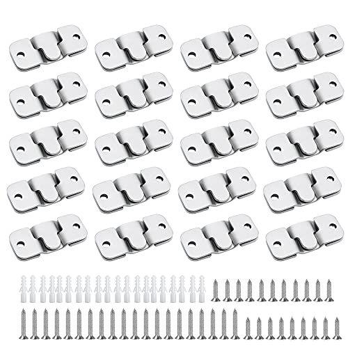 Zilimontt 12 Bilderrahmen-Aufhänger Edelstahl - 15 Kg Tragkraft Pro Haken