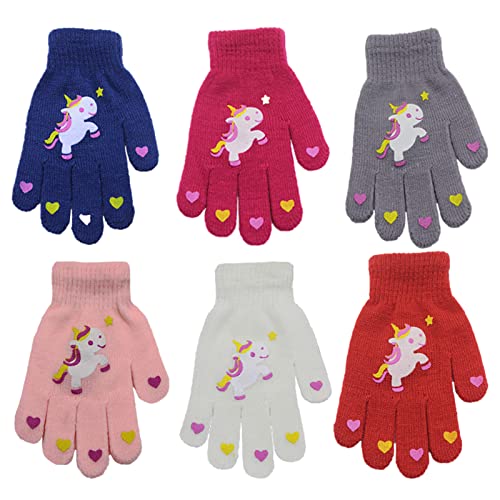 Jupsk Kinder Winterhandschuhe Fingerhandschuhe Gestrickte...