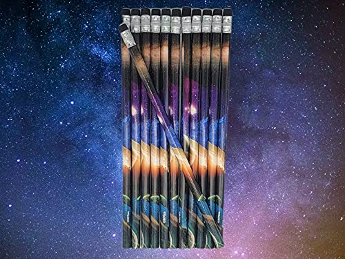 Lápices Zugar Land 7.5" con Diseño Espacial Pack x24 miniatura 3