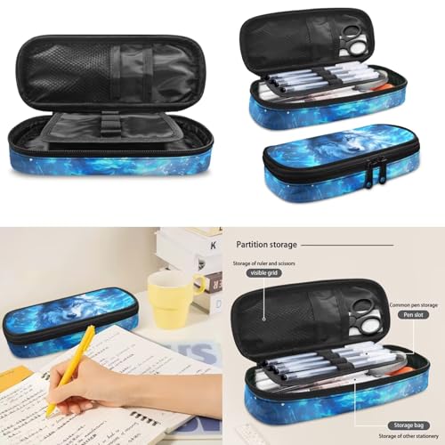 Kids Backpack Toddler Wolf Backpack for School Study Travel for Boys Pre-K Kindergarten Elementary Lightweight Book Bag Big Bookbag Kids 15" tall for Daycare 5