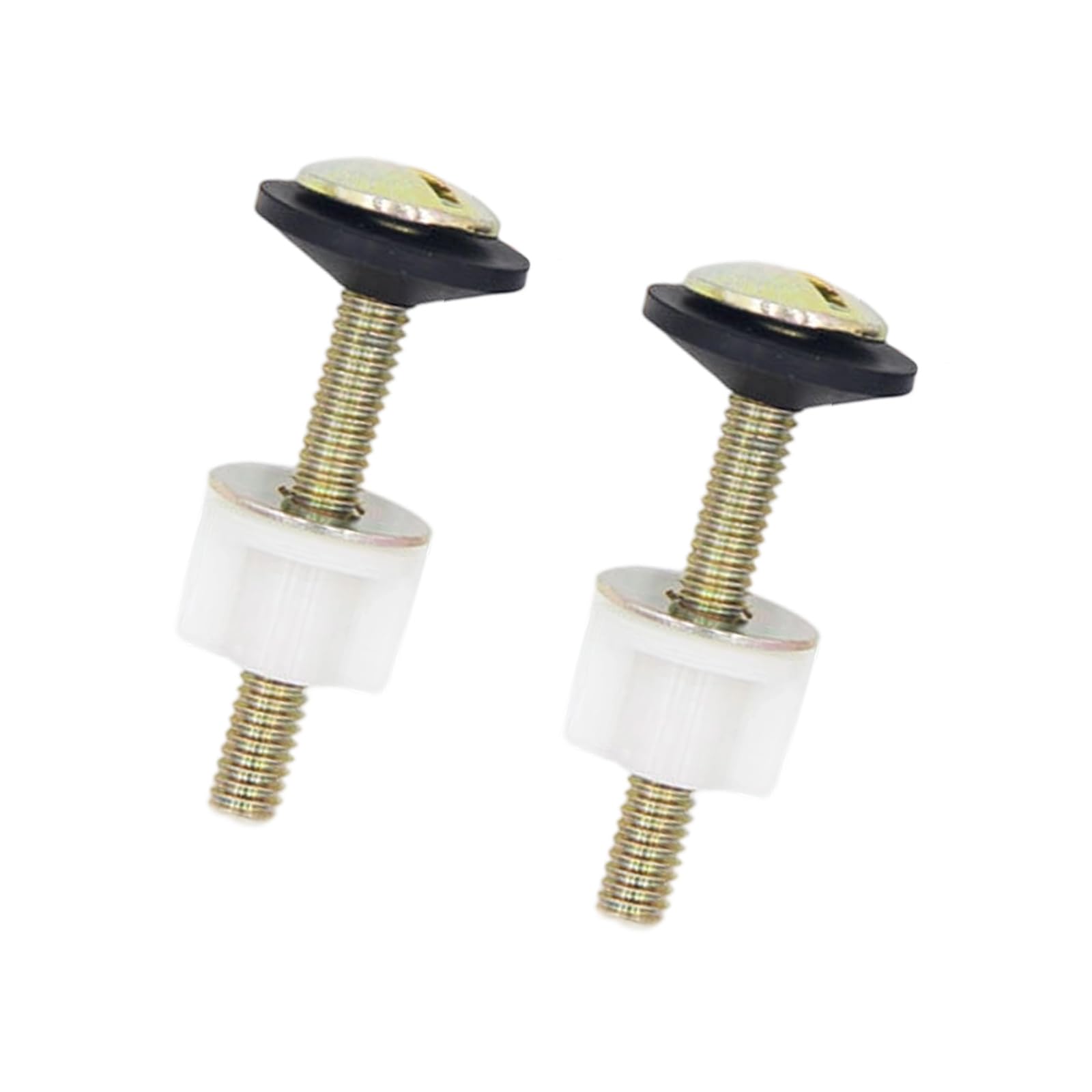 Toilet Tanks Bolt Replacement Steel Screws Seal Washers Nut Leakproof Design Easy Setups Tanks Mounting Systems Steel Toilet Bolts