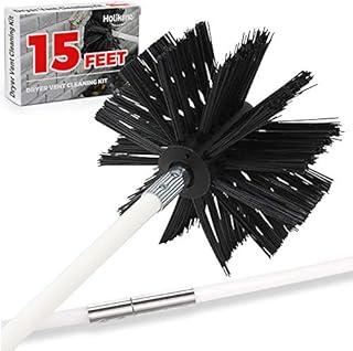 Holikme 15 Feet Dryer Vent Cleaning Brush, Lint Remover, Extends Up to 15