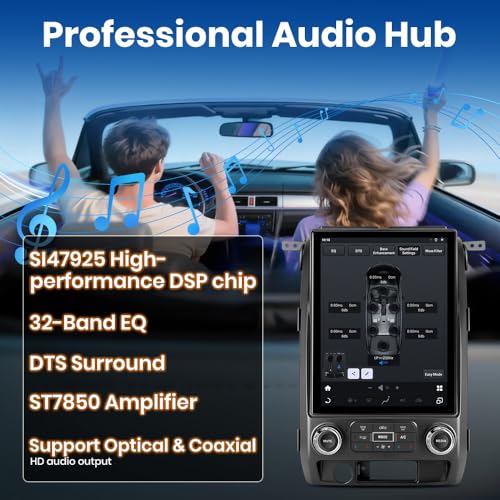 Radio Auto Qualcomm 6125 12.1" Android 13 para Ford F150 miniatura 4