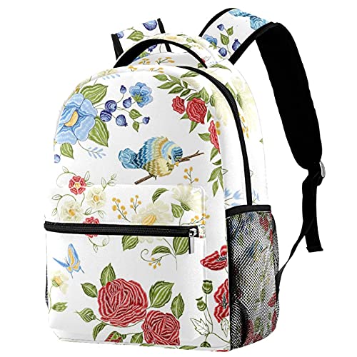 Sac à dos papillons multicolores pour le collège et les sorties des ados