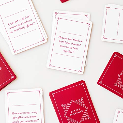 Better Together Couples Card Game for Married Adults or New Couples — Great Card Game for a Date Night — Couples Game That can Strengthen a Relationship — 100-Card Deck