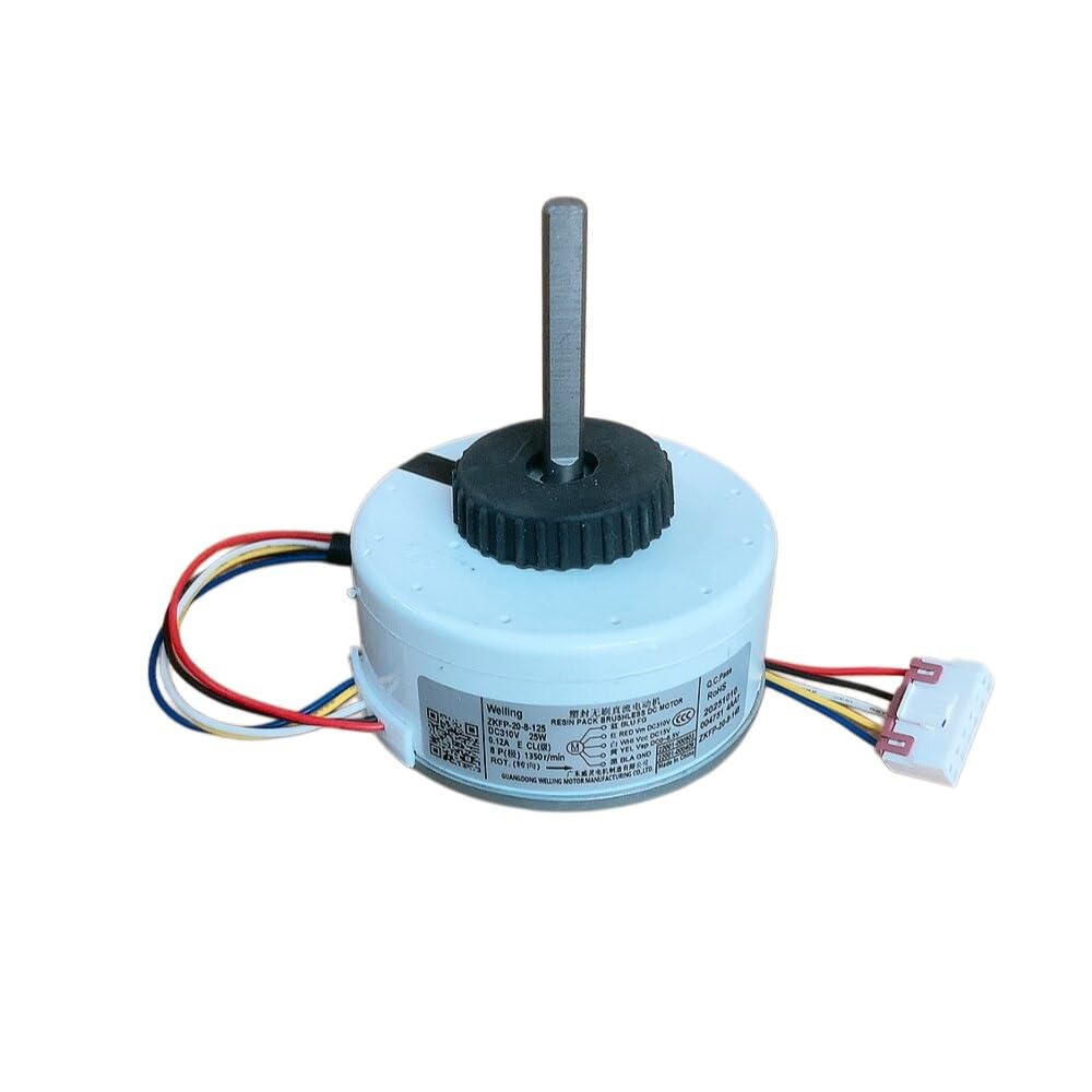 LIANPENGOU Air Conditioner Indoor Unit DC Fan Motor ZKFP-20-8-125 DC310V 25W 1350r/min Conditioning Parts(Diameter 8.4 cm)