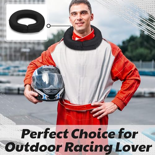 image for Briwooody Helmet and Neck Support Collar 360 Degree Tapered Racing Nec