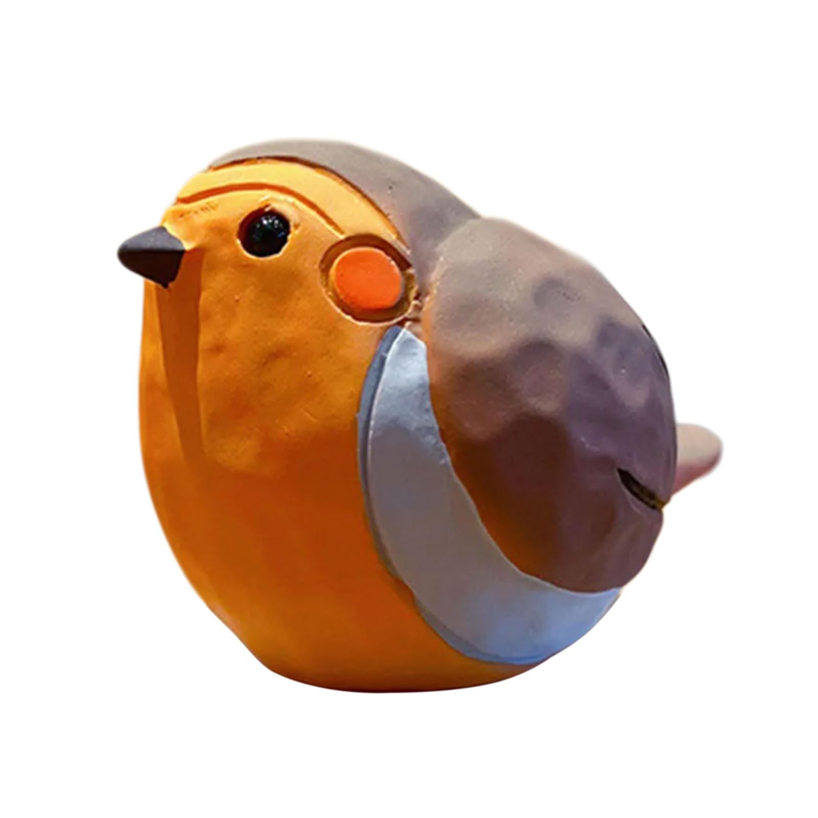 Msioytog Resin Bird Figurines Decorations Bird Statues Home Decors Animals Sculptures Ornament Housewarming Gifts for Women Men Animal Decorative Sculptures