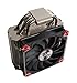 MSI Core Frozr L CPU Air Cooler, Dual Fans Support, AMD/Intel Socket, Nickel-Plated Copper Base Plate, 120mm MSI Torx Fan Included, Silver/Black