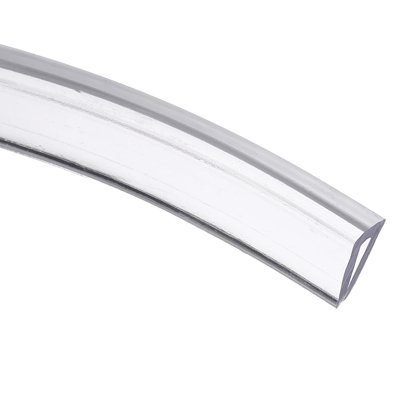 sourcing map Clear Edge Trim, 9.8Ft Silicone U Channel Edge Protector, Edges Guards Fits 1/32"-3/32" for Car Doors Sheet Metal Parts (1/4" W x 3/8" H) โ image 1