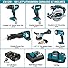 Makita XT612M 18V LXT® Lithium-Ion Brushless Cordless 6-Pc. Combo Kit (4.0Ah)