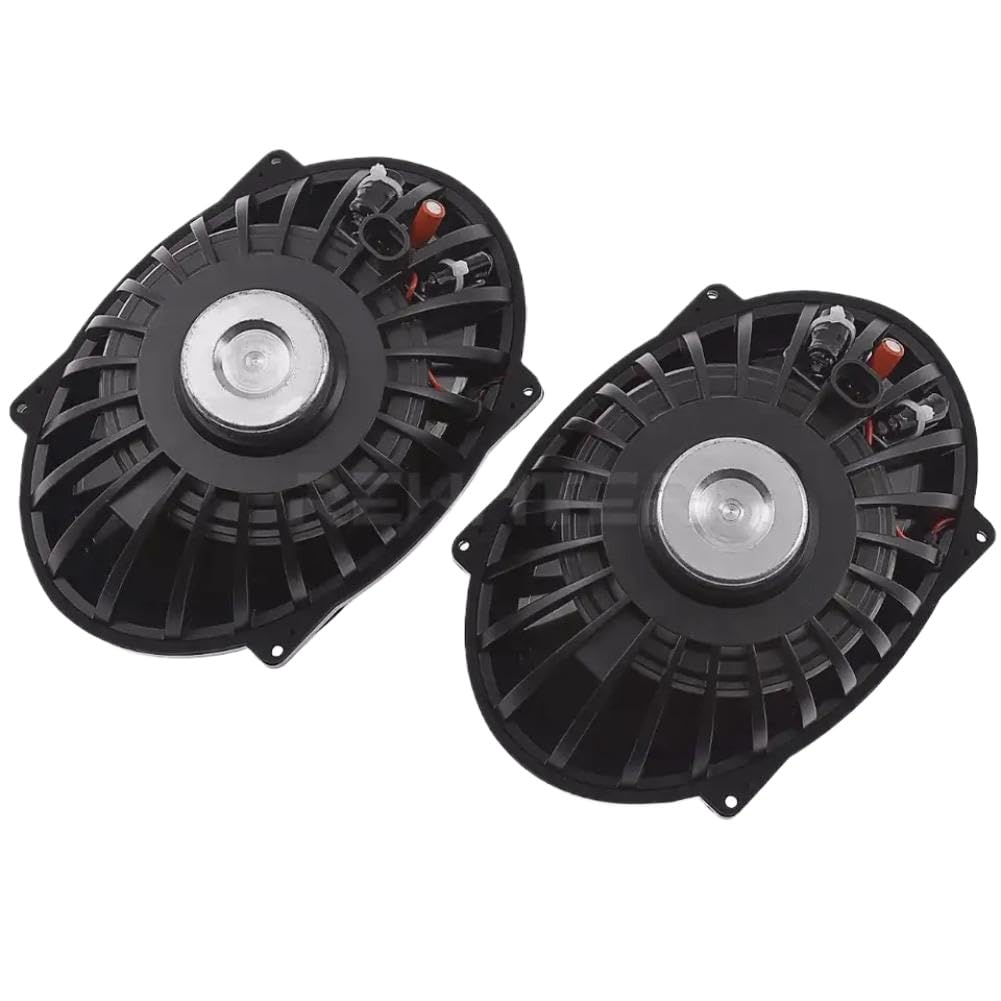 Haut-parleurs de Couvercle de Sacoche de Moto 5 Pouces par 7 Pouces compatibles avec Touring Road King Electra Street CVO FLHT FLTR FLHR 1994 à 2022