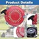 AUMEL Seilzugstarter für Honda GCV135 GCV160 GCV190 Rasenmäher Ersatzteile mit Griff und Zugschnur 28400-ZL8-023ZA 28400-ZL8-013ZA 284400-ZM0-003