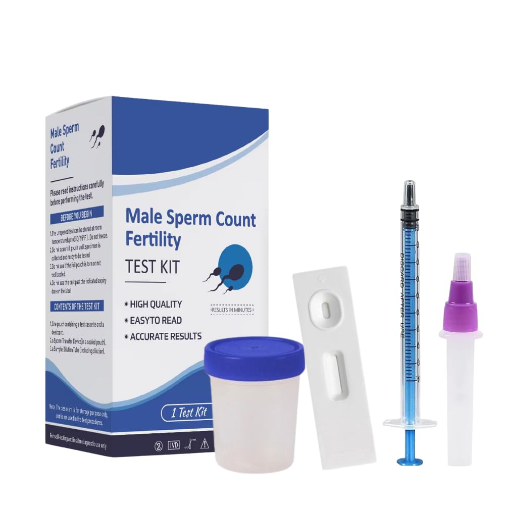 B-Arm Male Fertility Test Kit (Pack of 1) with 99% Accurate & Rapid Results in Just 5 minutes| Sperm Testing Kit to Check Sperm Levels Privately At Home| Sperm Test to Detect Normal or Low Sperm Count