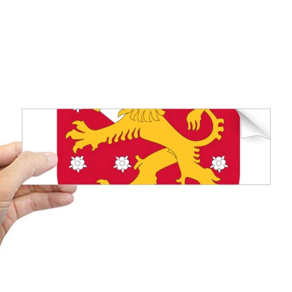 Autocollant Finlande rectangulaire sticker fenêtre cahier DIYthinker