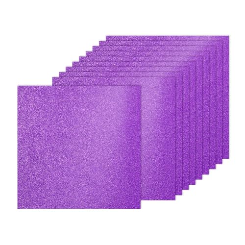 Papier pailleté violet épais de 250g pour des créations artistiques