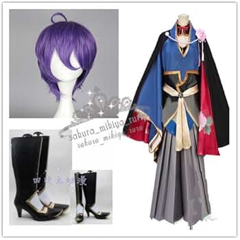 Amazon.co.jp: コスプレ衣装 刀剣乱舞☆歌仙兼定+ウィッグ+靴