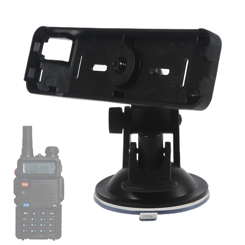 MONOJLY Supporto Per Pannello ABS Con Ventosa Regolabile Per YAESU FT-7800, FT-7900, FT-100D, 100DR – Staffa Per Ricetrasmettitore