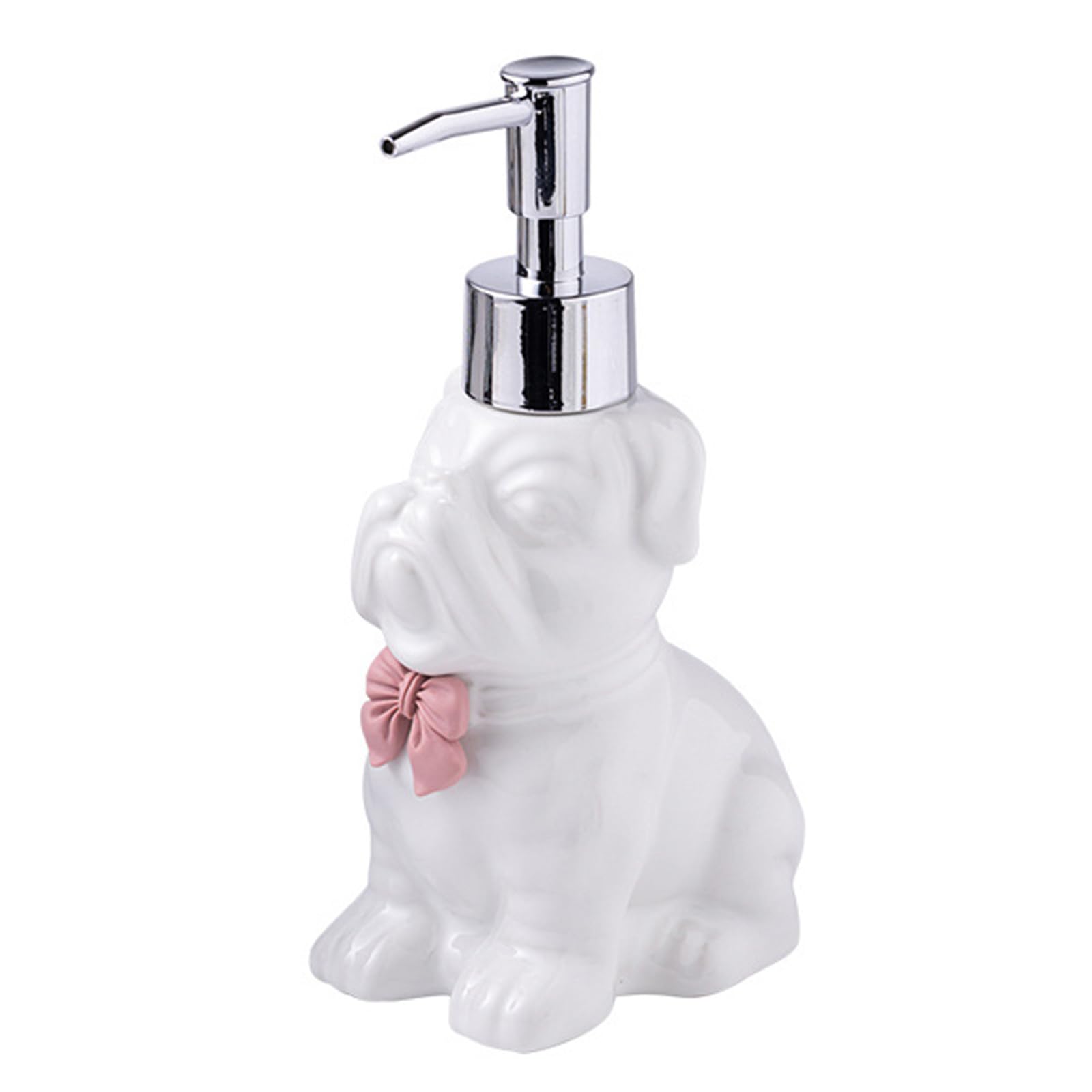 Tsophreniq Lovely Cats Design Soap Dispenser Easy Maintenance Soap Holder with Press Pumps for Household Countertop Organization Creative Lotion Container