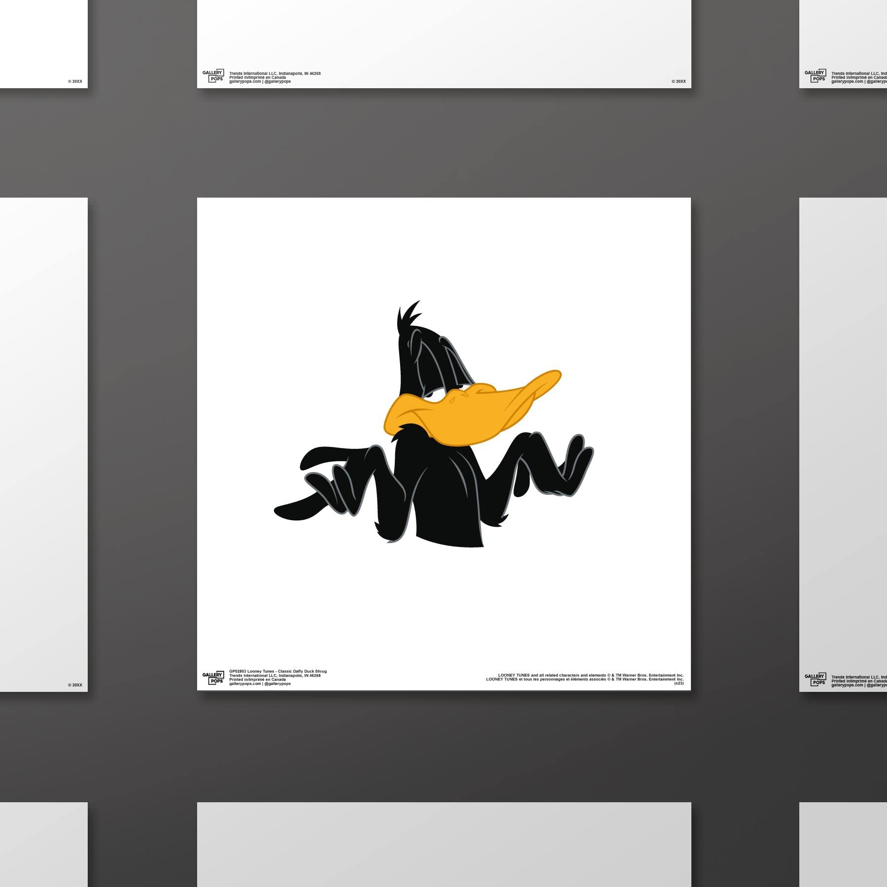 Gallery Pops Looney Tunes - Classic Daffy Duck Shrug Wall Art