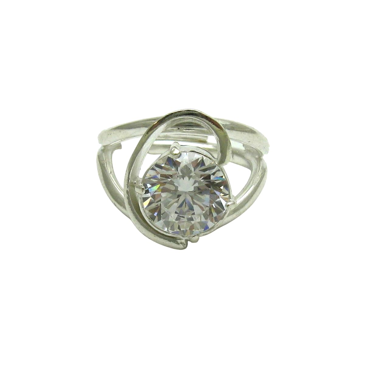 Bague en argent massif 925 ajustable résolvant le problème de taille - 5