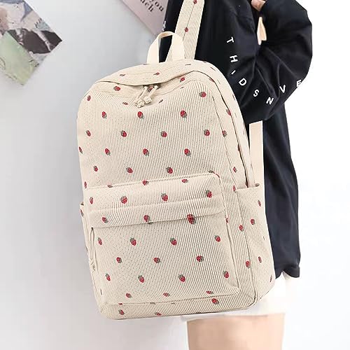 Bluboon E0249 School Backpack For Teen Girls Bookbags Elementary High School Corduroy Laptop Bags Women Travel Daypacks thumb #7