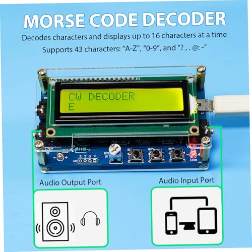 Entraîneur Morse avec décodeur réglable pour kit pratique de soudure
