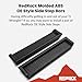 RedRock Molded ABS OE Style Side Step Bars Compatible For 01-06 Jeep Wrangler TJ, Excluding Unlimited
