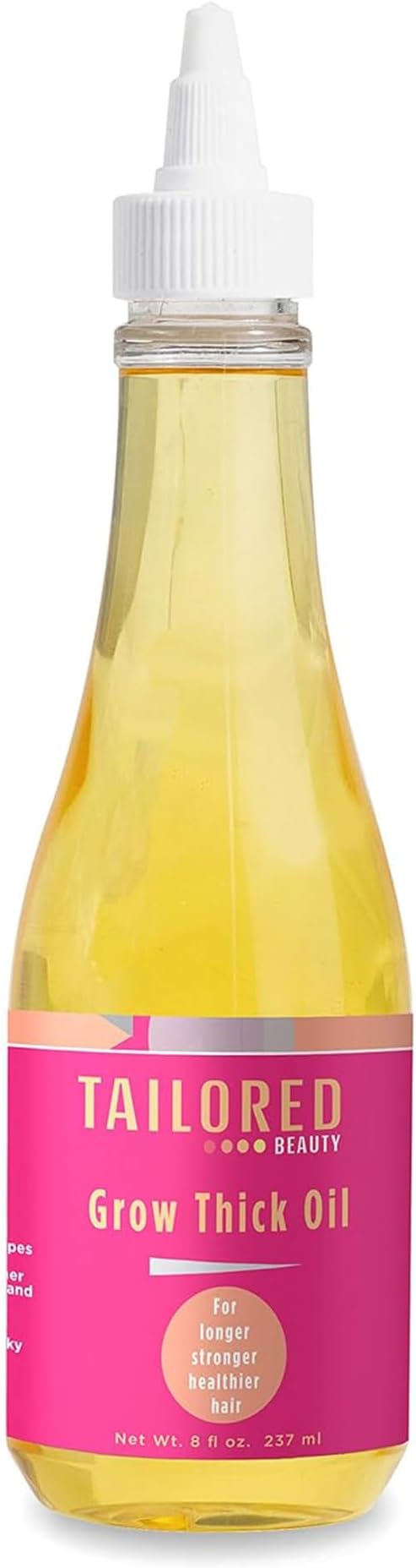 Tailored Beauty Organic Hair Thickening Oil with Rosemary and JBCO, for All Hair Types and Ages, 8oz