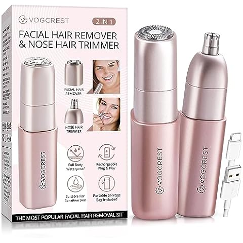 VOGCREST 2 in 1 Painless Electric Hair Remover Cover