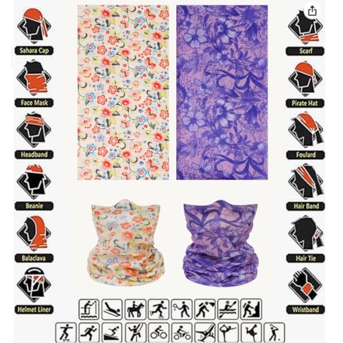 Image of Neck Gaiter Masks Tube Scarf,Seamless Bandanas Buffs Gators,Ourdoor Face Mask Face Covering Multi Headwear