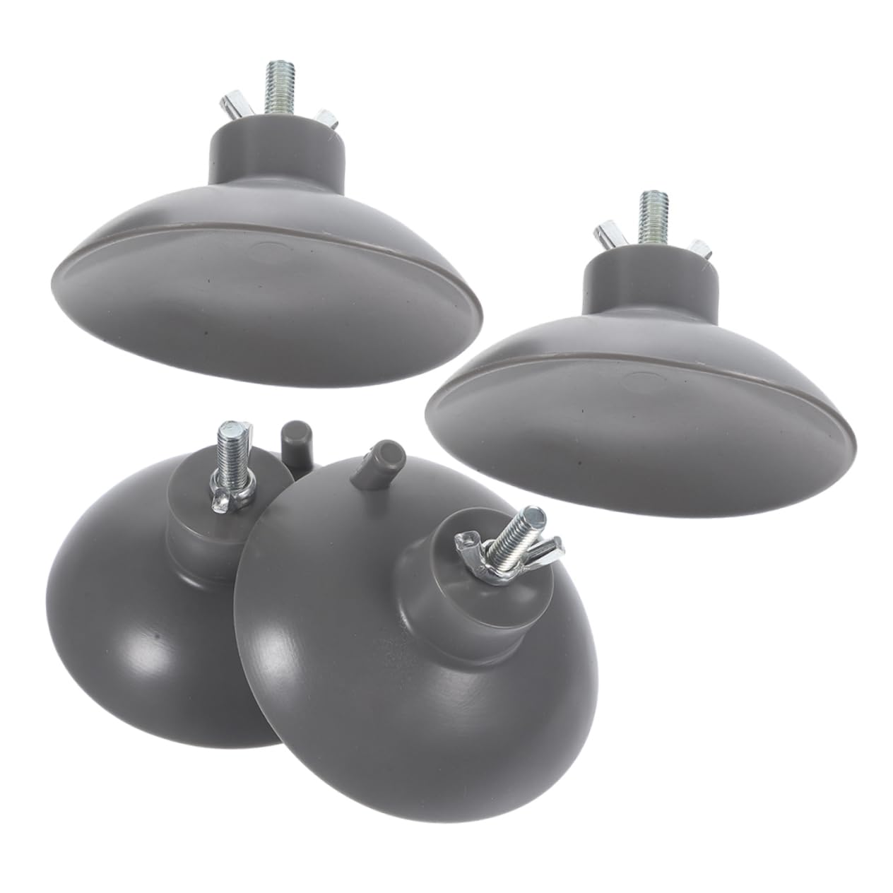 SOLUSTRE 4 Piezas de Ventosas Fuertes para Pies de Freidora de Pvc, Alta Eficiencia y Resistencia, Ideales para Cocina y Preparación de Alimentos