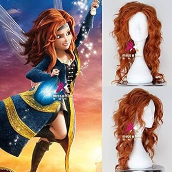 A　ティンカーベル風　ウィッグ ピーターパン コスプレ用ウィッグ】ティンカーベル アニメ