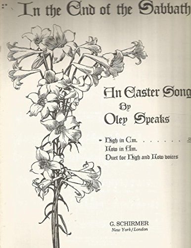 In the End of the Sabbath, High in C Major,