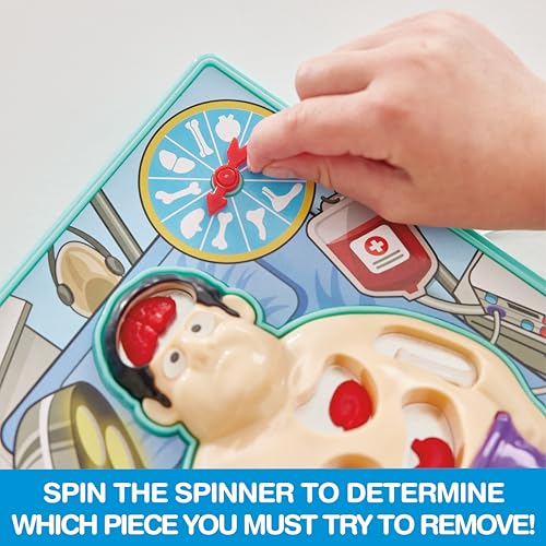 Game Zone Doctor's Dilemma - Pon a prueba tu destreza y precisión en este hilarante juego de cirugía - Diversión familiar para 2-4 jugadores mayores de 6 años miniatura 3