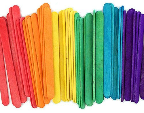 Eco Craft Stix - ECS 114st Colored- 500ct -ECS 114st 4.5