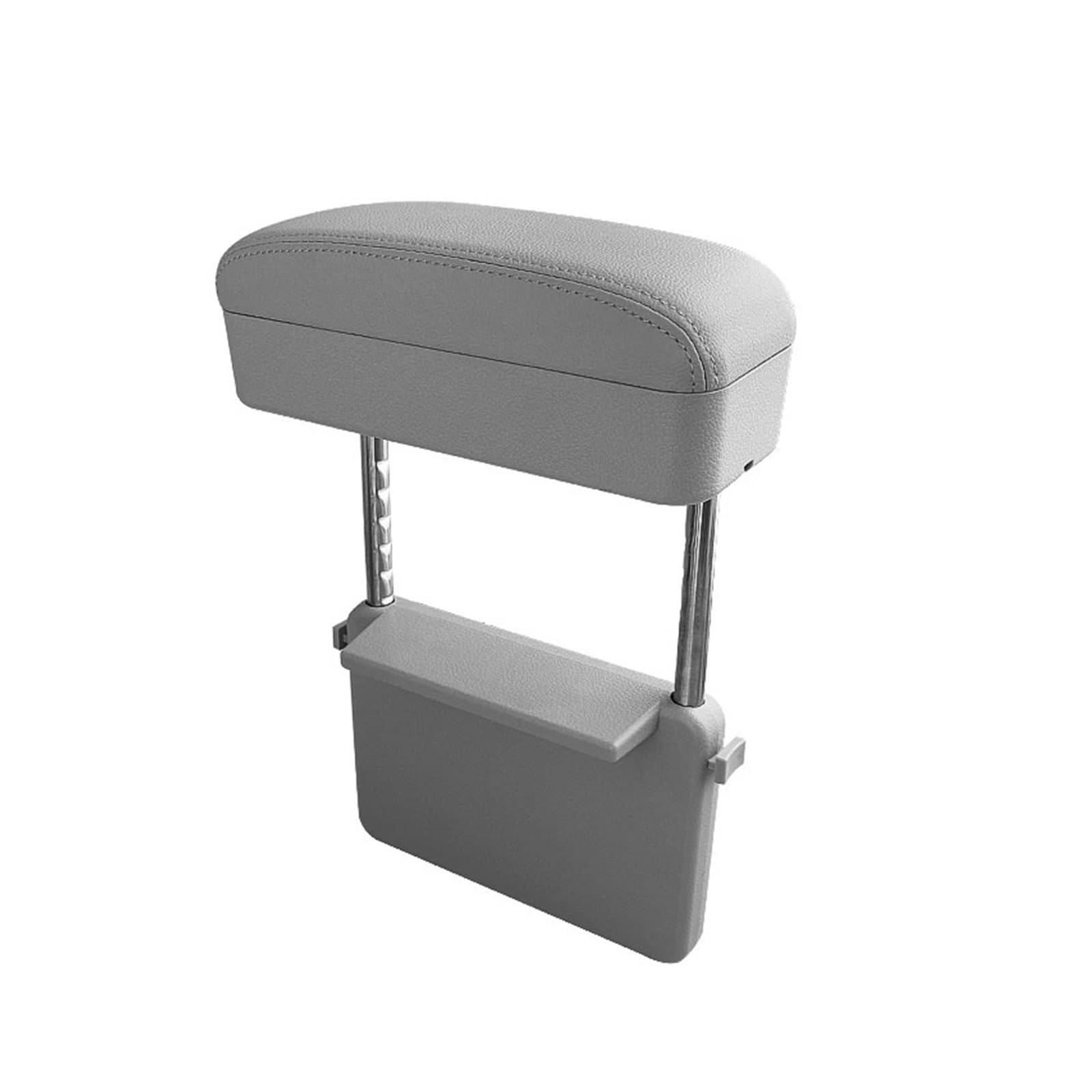 Hguvsjd Armrest Box Universal Car Styling Armrest Box Elbow Support Adjustable Center Console Rest Seat Gap Organizer Car Armrests(1 set Gray)