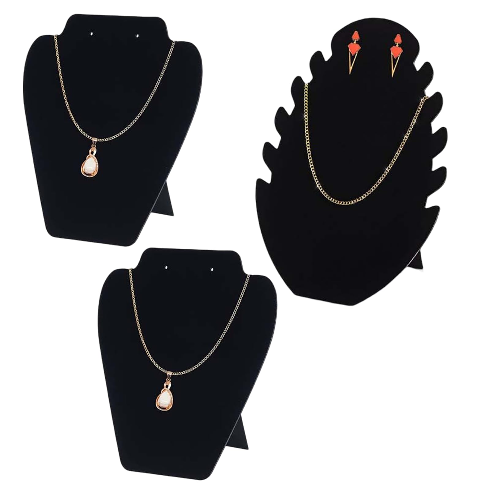 Présentoir Boucles D'oreilles Healifty - 6 étages, 52 Trous, Fer Et Bois - Pour Rangement Ou Exposition