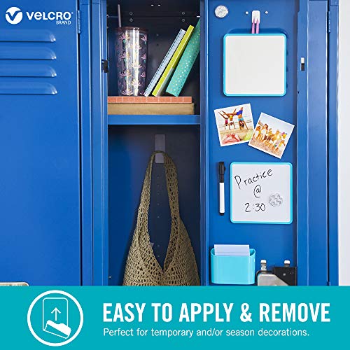 VELCRO Brand HANGables Removable Wall Hooks | Easy-to-Remove Wall Fasteners | Damage-Free, Non-Permanent Hooks for Lightweight Items | Micro, Holds 1/2 lb., White, 8-Pack by VELCRO Brand - Image 3