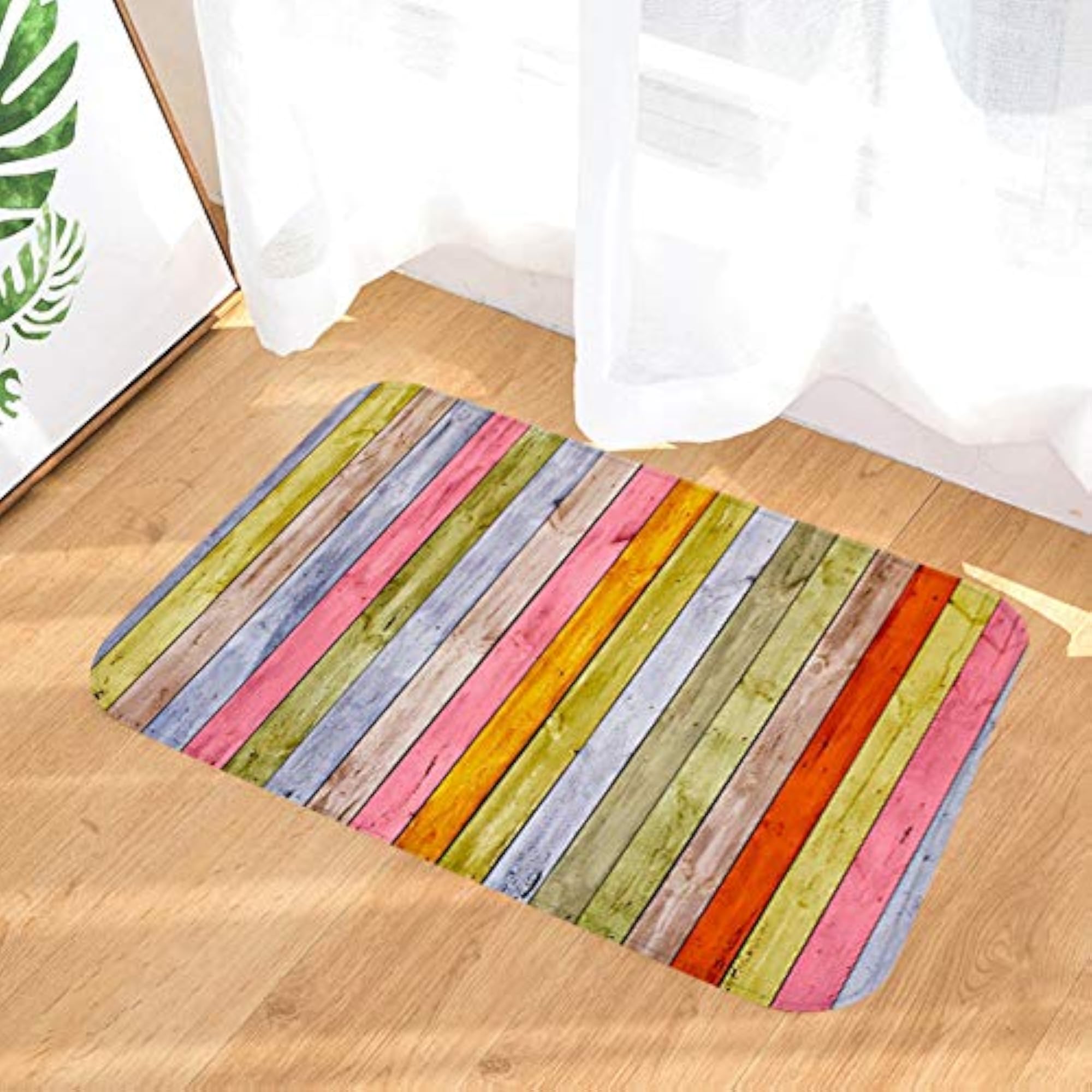 SIK Non-Slip Water Adsorption Door Mat, Smooth Bath Mat
