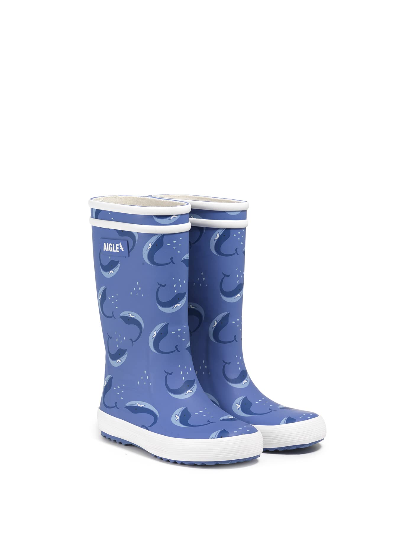 Aigle Jungen Unisex Kinder Lolly Pop Play2 Gummistiefel, Wal, 29 EU